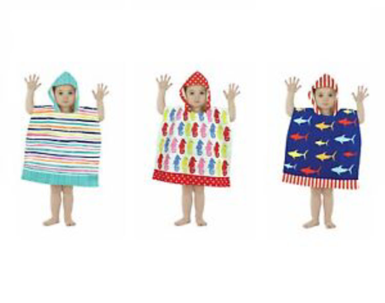 Picture of BIT192548-PONCHO HOODED BEACH -UV40+- 1YR UP 3YR